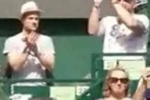Watch as Daniil Medvedev’s coach storms off court after Russian tennis star screams at him leaving wife in tears