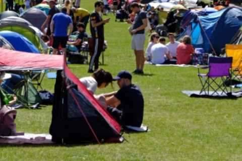 Wimbledon queue BACK after Covid as tennis fans camp in tents outside SW19 for tickets hours before tournament kicks-off