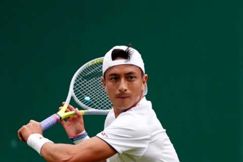 Ryan Peniston wins on Wimbledon debut to take June earnings to £146,000 as he leads the British charge on Day Two