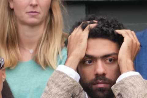 Boris Becker’s girlfriend Lilly de Carvalho and son Noah watch on at Wimbledon as tennis icon sits in jail for 2.5 years