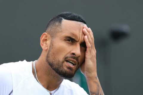 Nick Kyrgios fined £8,211 after SPITTING towards Wimbledon fan after saying they were being abusive to him