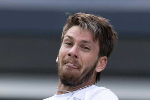 Cameron Norrie reaches first-ever Grand Slam last 16 with straight sets win over Steve Johnson on Wimbledon Centre Court