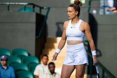 Wimbledon fans all saying the same thing as stars sport adidas’ bold ‘bra’ outfit at famously strict All England Club