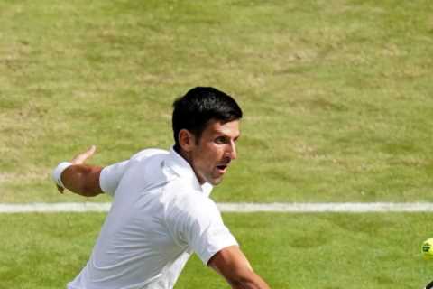 Novak Djokovic drops just 7 games as he waltzes into Wimbledon last 16 against fellow Serb Kecmanovic on Centre Court