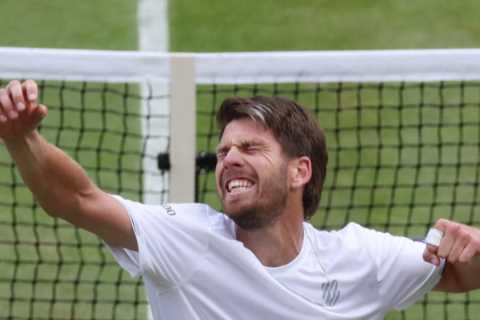 Cameron Norrie becomes first British man to reach Wimbledon quarter-finals in five years with destruction of Tommy Paul