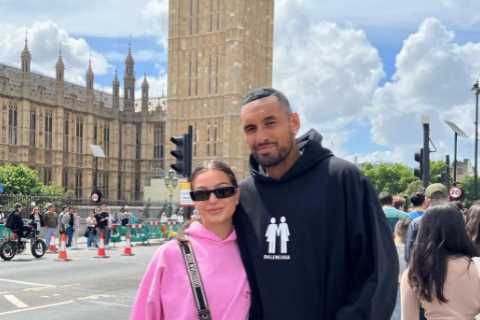 Meet tennis bad boy Nick Kyrgios’ stunning girlfriend Costeen Hatzi as pair head out sightseeing during Wimbledon