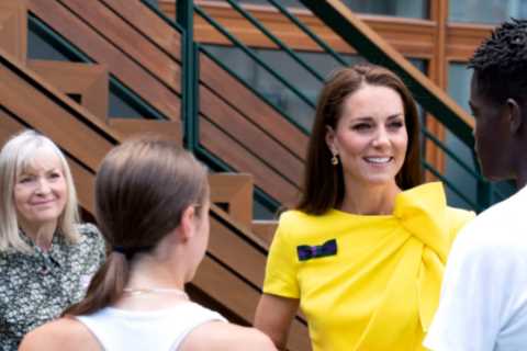 Kate Middleton, Ellie Goulding and Rebel Wilson lead the glamour as they arrive for Wimbledon Ladies’ Singles Final