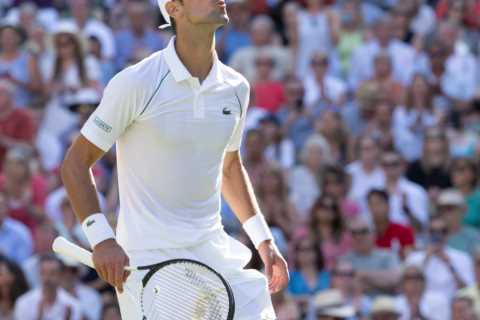 Watch Novak Djokovic blow kisses at Wimbledon crowd as he is BOOED on Centre Court by trolls during Cameron Norrie win