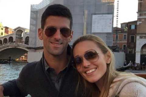 Jelena Djokovic shares loved up snaps with Novak as couple celebrate wedding anniversary on same day as Wimbledon final