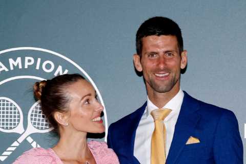 Novak Djokovic’s wife Jelena in furious Twitter spat over his ‘anti-vax’ tag with Wimbledon winner banned from US Open