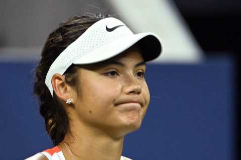Defending champion Emma Raducanu OUT of US Open after injury-hit 6-3 6-3 first-round defeat to Alizé Cornet