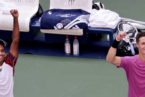 Brit Joe Salisbury wears black armband for The Queen as he makes history with back-to-back US Open doubles titles