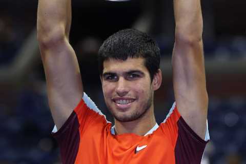 US Open hero Carlos Alcaraz, 19, signed first sponsor deal aged just 10, and dates tennis star Maria Gonzalez Gimenez