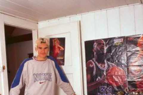 Inside Roger Federer’s teenage bedroom with Pamela Anderson and Michael Jordan pics as tennis ace’s hair bleached blonde