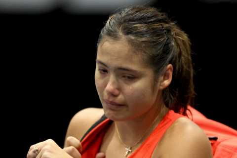 Emma Raducanu breaks down in tears as she is forced to retire from match casting doubt on Australian Open