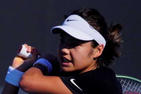 Emma Raducanu is not stressed about Australian Open chances despite injury scare