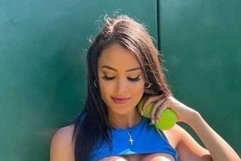 Stunning tennis influencer Rachel Stuhlmann sends fans into meltdown in tiny bikini as she models Down Under Collection