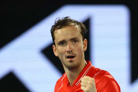 Australian Open commentator forced to apologise after Daniil Medvedev’s X-rated outburst is caught on live TV