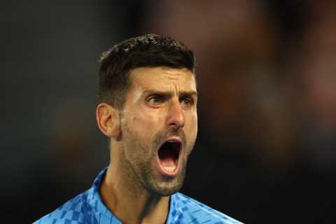 Novak Djokovic left raging on court and demands ‘drunk’ fan at Australian Open be kicked out during Enzo Couacaud clash