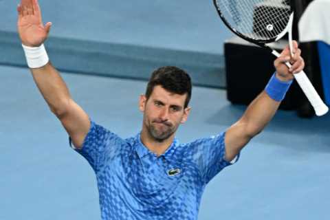 Emotional Novak Djokovic breaks down in tears after being asked about son and daughter at Australian Open