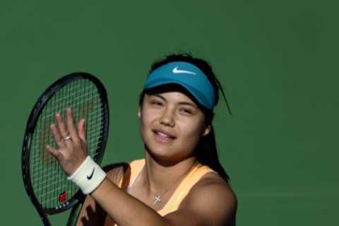 Emma Raducanu was ASLEEP in treatment room two minutes before winning return at Indian Wells