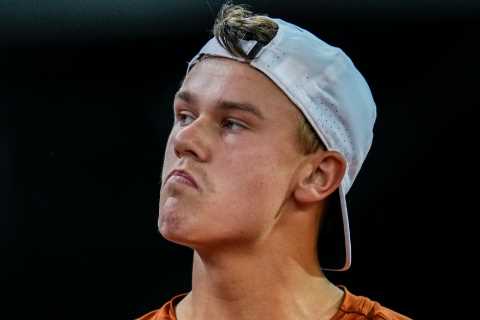 Tennis star slammed for ‘one of ugliest gestures in memory’ as fans boo him and umpire gives him warning