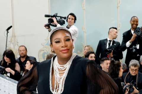 Serena Williams makes shock pregnancy announcement at Met Gala and debuts baby bump in pics with husband Alexis Ohanian