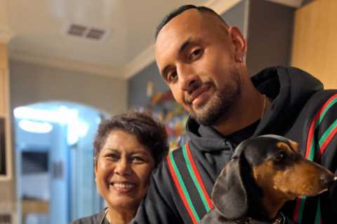 Nick Kyrgios’ mum ‘carjacked at GUNPOINT by masked man before tennis star helps foil thug who raced off in Tesla’