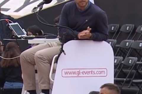 Watch bodybuilder tennis star’s X-rated rant at rival ‘acting like a 12-year-old’ before row with umpire