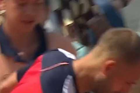 Fuming Brit Dan Evans faces huge fine for ‘breaking’ bottle after controversial call in ‘shocking’ French Open exit