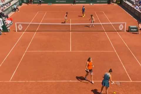 Tennis stars KICKED OUT of women’s doubles match after reducing ball girl to tears