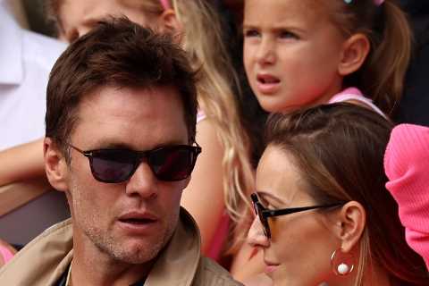 Tom Brady chats to Djokovic’s stunning wife Jelena at star-studded French Open final with Mbappe and Zlatan watching