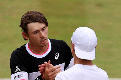 Queen’s Championship match STOPPED twice as fans are given urgent medical attention