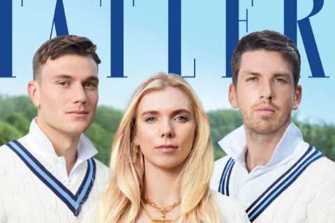 British stars Katie Boulter, Cameron Norrie and Jack Draper pose in tennis whites for Tatler magazine ahead of Wimbledon