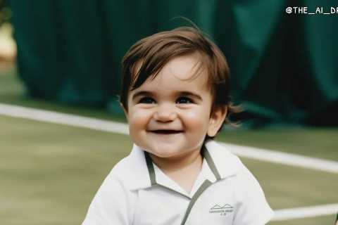 Tennis stars turned into babies in hilarious AI-generated images ahead of Wimbledon.. can you work them all out?