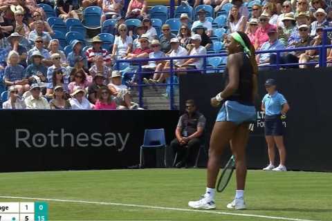 Wimbledon star Coco Gauff ‘laughed at’ by a SEAGULL after gaffe during match
