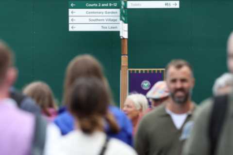 I work at Wimbledon and there’s a room few people know about… but it has strict rules after disaster last year