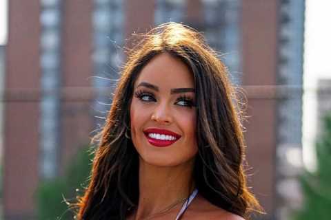 Rachel Stuhlmann fans call sexy tennis influencer the ‘perfect woman’ as she busts out of plunging stars & stripes top