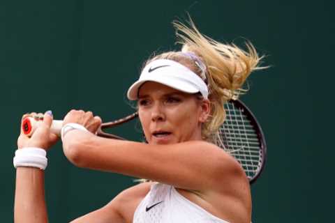 Brit No1 Katie Boulter overcomes eco idiot protest and day’s delay to ease into Wimbledon second round in straight sets