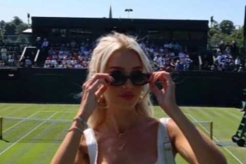 Taylor Fritz’s Wag Morgan Riddle stuns in white dress and fans hail her an ‘effortless queen’ as Wimbledon presenter