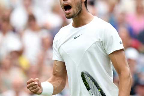Carlos Alcaraz survives Centre Court scare as No1 seed moves step closer to Wimbledon final showdown with Novak Djokovic