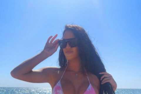World’s sexiest tennis influencer Rachel Stuhlmann stuns in tiny bikini on beach as she reveals she’s skipped Wimbledon