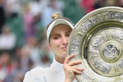 Wimbledon’s unlikely champion Marketa Vondrousova wins bet her coach might regret forever after £2.35million payday