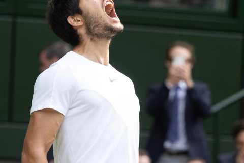 Carlos Alcaraz ends Novak Djokovic’s 10-year Centre Court reign in epic five-set Wimbledon final as Serb has meltdown