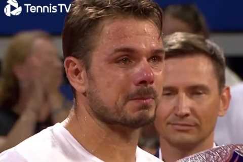Stan Wawrinka breaks down in tears and drops huge retirement hint after Swiss tennis icon’s agonising Croatia Open loss