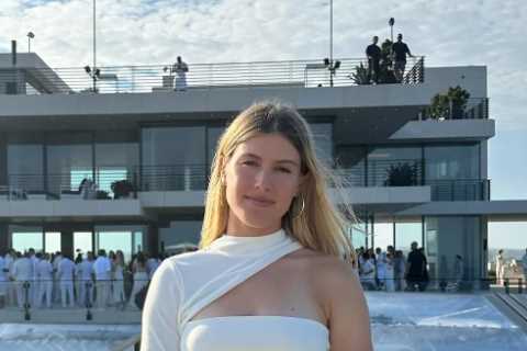 ‘Hottest tennis player ever’ Eugenie Bouchard stuns in white cut-out dress at Michael Rubin’s party during Wimbledon