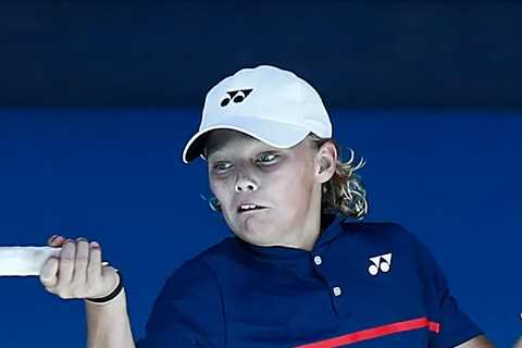 I’m a former Wimbledon and US Open champion… now my lookalike son is following in my footsteps
