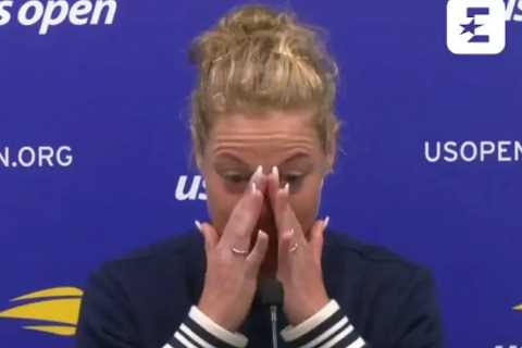 US Open Star Breaks Down in Tears in Emotional Press Conference