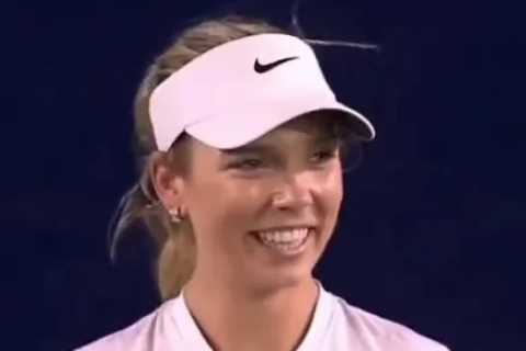 Katie Boulter Shouts Out Boyfriend Alex de Minaur in Victory Speech
