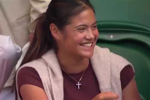 Emma Raducanu Shows Up to Watch Wimbledon Semi While Everyone Obsesses Over Her Relationship with Alcaraz